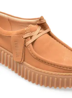 Mocasini CLARKS maro, TORHBEE, din nabuc