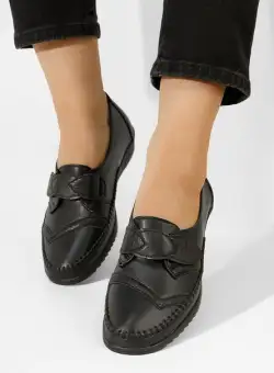 Mocasini dama Avirea negri
