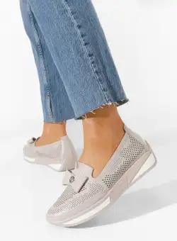 Mocasini dama Cinthya bej