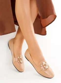 Mocasini dama eleganti Giulinello v2 bej