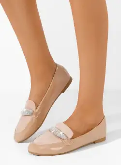 Mocasini dama eleganti Navarina bej