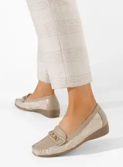 Mocasini dama Lerisea bej