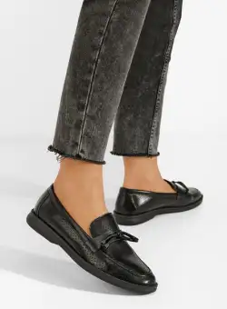 Mocasini dama Morvana V3 negri