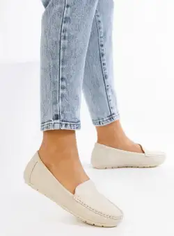 Mocasini dama Siena bej