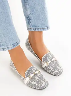 Mocasini dama Vallerano albi