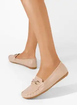 Mocasini dama Varsaly bej