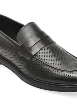Mocasini eleganti GRYXX negri, 917203, din piele naturala
