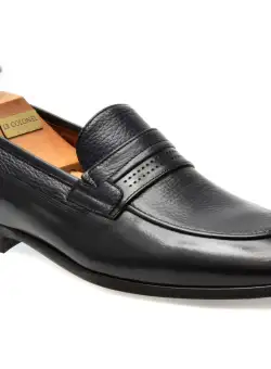 Mocasini eleganti LE COLONEL bleumarin, 630121, din piele naturala