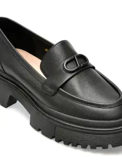 Mocasini EPICA negri, 3F2201, din piele naturala