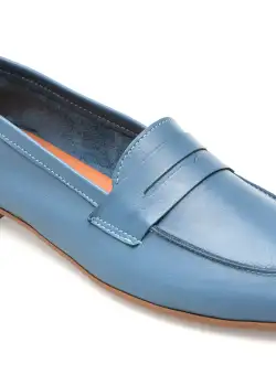 Mocasini FLAVIA PASSINI albastri, 2457, din piele naturala