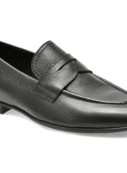 Mocasini GEOX negri, U35CCA, din piele naturala