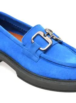 Mocasini GRYXX albastri, 544300, din piele intoarsa