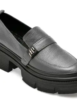 Mocasini GRYXX gri, 387340, din piele naturala