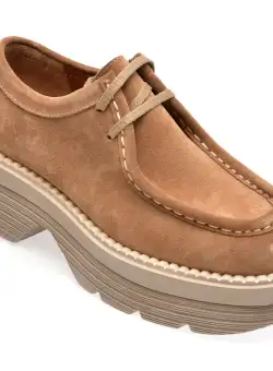 Mocasini GRYXX gri, 5441701, din piele intoarsa