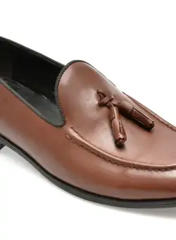 Mocasini MUBIANO maro, 102, din piele naturala