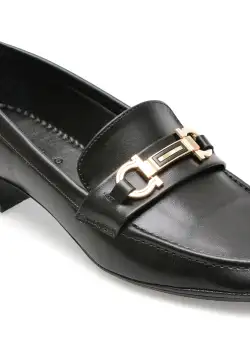 Mocasini PESETTO negri, 3672396, din piele ecologica