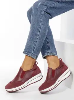 Mocasini piele naturala Laconia Grena