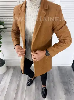 Palton barbati camel B6791 O3-5.1