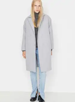 Palton dama gri Ysabelle