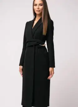 Palton M7097 Z55 negru Ginette