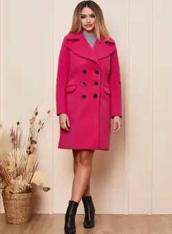 Palton Moze Smile Fucsia