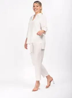 Pantaloni albi LaDonna