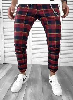 Pantaloni barbati casual in carouri 11966 SD B5-3.1 **