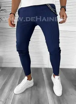 Pantaloni barbati casual regular fit bleumarin B7887 154-2 E