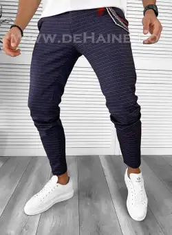 Pantaloni barbati casual regular fit bleumarin B7938 253-5 E