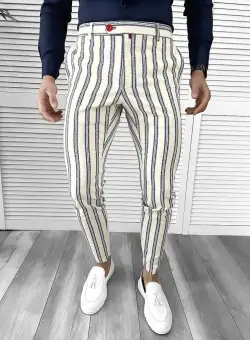 Pantaloni barbati eleganti 10494 10-5 E ~