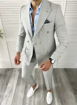 Pantaloni barbati eleganti gri ZR 11729 p20-2.2