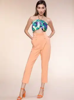 Pantaloni dama Alice Portocalii