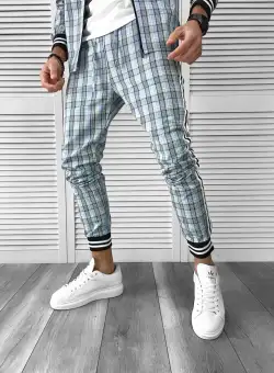 Pantaloni de trening bleumarin B9955 P19-6-3