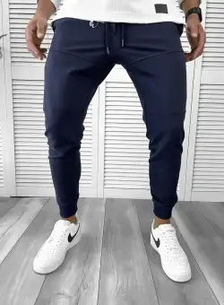 Pantaloni de trening bleumarin conici 12110 P20-5.2