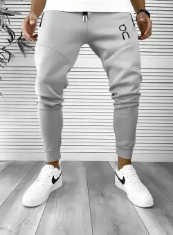 Pantaloni de trening gri conici 12260 D3-1.3
