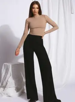 Pantaloni Riley negru