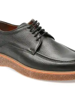 Pantofi AXXELLL negri, AYK001, din piele naturala