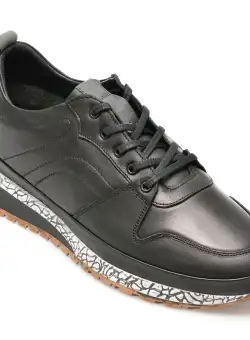 Pantofi AXXELLL negri, NY203, din piele naturala