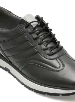 Pantofi AXXELLL negri, SY704, din piele naturala