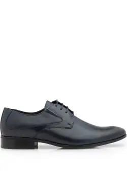 Pantofi barbati eleganti Derby din piele naturala, Leofex- 690 blue box