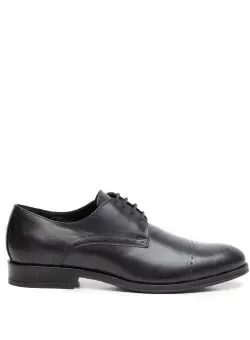 Pantofi barbati eleganti din piele naturala Leofex - 931-1 Negru Box