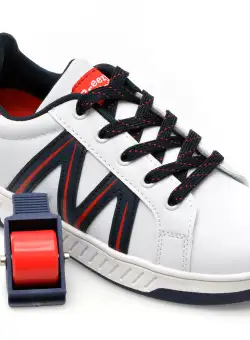 Pantofi BREEZY ROLLERS albi, 2191830, din piele ecologica