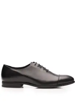 Pantofi casual bărbați din piele naturală, Leofex - Mostră Filip Negru Box