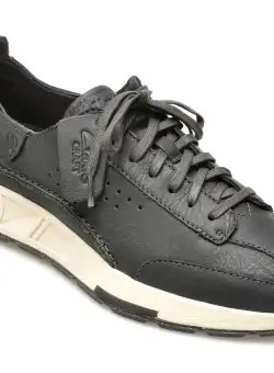 Pantofi casual CLARKS gri, CRAFT SPEED, din piele naturala