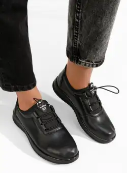 Pantofi casual dama Bronia negri