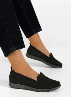 Pantofi casual dama Ovieda negri