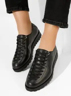 Pantofi casual dama piele Modeva negri