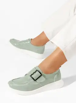 Pantofi casual dama piele Sylia verzi