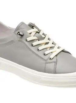 Pantofi casual EPICA gri, 37101, din piele naturala