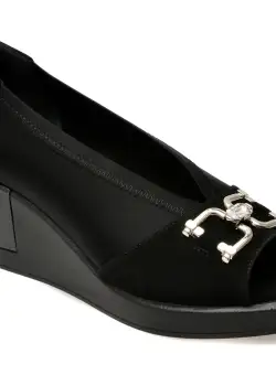 Pantofi casual EPICA negri, 583320, din piele intoarsa